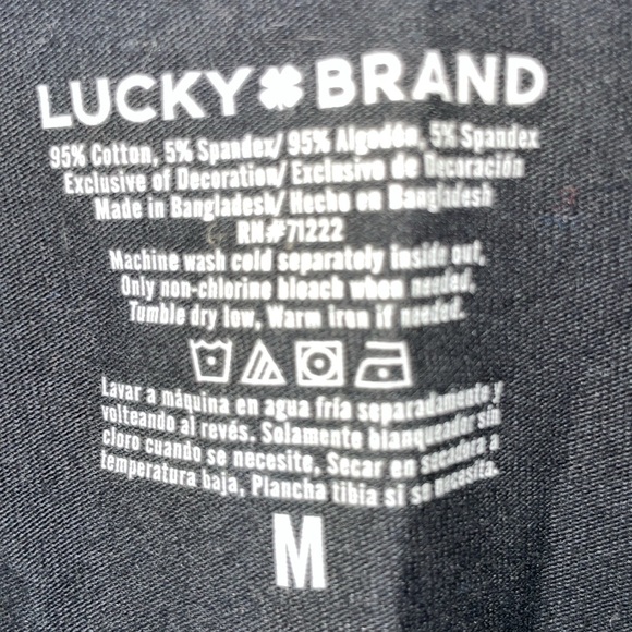 Lucky Brand Women’s Medium Solid Black Tank Top - Picture 2 of 3